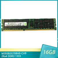 For Samsung RAM M393B2G70BH0-CH9 16GB 2Rx4 DDR3 1333 PC3-10600R 16G Server Memory Fast Ship High Quality