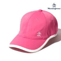 【Munsingwear】企鵝牌 女款粉色綁帶高爾夫球帽 MLQJ0C00