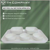 [Hàng hiếm] Bát đựng peel da chất liệu sứ TH COMPANY dùng làm chén đựng peel da phong cách Hàn Quốc