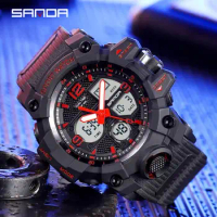 Led Digital 50M Waterproof Watch Men Sports Watches G Style Black Wrist Watch for S Shock Male Clock Relogio Masculino Dropship