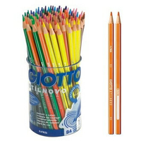 【義大利 GIOTTO】516500  STILNOVO 學用六角彩色鉛筆 附筆筒 84支/筒