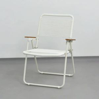 walkhike藤編折疊椅戶外露營椅防曬防水克米特椅可攜式單人休閒椅（平行進口）