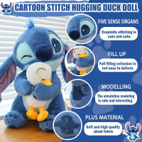 Mainan Boneka Boneka Mewah Lilo & Stitch, Anime, Hadiah Perayaan, Mainan Boneka Mewah Lembut, Saiz B