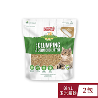 8in1 自然奇蹟 酵素環保玉米貓砂 10磅 x 2包