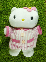 【震撼精品百貨】Hello Kitty 凱蒂貓 KITTY絨毛娃娃-睡衣圖案 震撼日式精品百貨