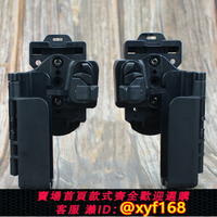 {保固一年 可打統編}戰術帶燈左手Glock格洛克G17快拔槍套G19腰套忽必烈P1快速上膛P3