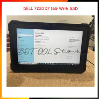 DELL Rugged 7220 I7 8665 16G Ram With SSD Three-Proof Tablet for Auto Diagnostic Tool GPS Touch Screen 4G Moudle Fast Shipping