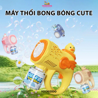 Cute Soap Bubble Gun Toy for Children, Cute Animal Bubble Blower with Large Multi-Colored Lights