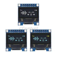 4pin 7pin SSD1306 White/Blue/Yellow Blue color 0.96 inch 128X64 OLED Display Module For Arduino 0.96" IIC I2C SPI Communicate
