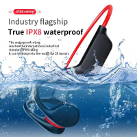 Earphone Bone speaker kualitas hifi Conduction Open Ear Wireless Bluetooth 32GB Plastik Bass