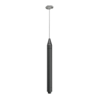 手持電動奶泡器推薦｜鋁合金機身｜纖薄｜電動奶泡機｜打奶泡器｜咖啡奶泡｜綿密奶泡｜手持奶泡｜拉花奶泡｜拿鐵奶泡｜AAA電池｜咖啡拉花器｜牛奶發泡｜奶泡棒【香港行貨】（黑色） #NPMF001BK
