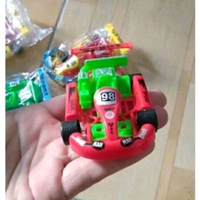 Harga per 2pcs Mainan anak diecast mobil gokart pullback lucu murah miniatur go kart pull back