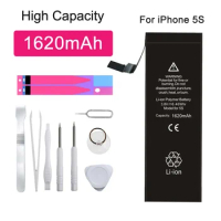 High Capacity Battery For IPhone 5S 5GS IPhone5S IPhone5GS 1700mAh Phone Replacement Bateria + Free Tools