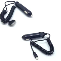 DC flexible Car Cigarette Charger Cable for iPhone 3GS 4 4s 5C SE 5 5S 6 6S 4.7/5.5 PLUS IPAD 3 4 IPAD MINI1 MINI2 AIR IPHONE SE