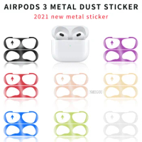 Dust Proof Guard for Apple Airpods 3 Bluetooth Earphone Metal for Airpods3 Air Pods 2021 Wireless Headphone Charging Box Earbuds