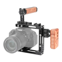 CAMVATE Camera Cage Rig For Canon 70D/80D/90D/5D Mark II/5D Mark III/5D Mark IV/ Nikon D7100/D7200/D300S/a58/A99/a7/a7II/GH5/GH4