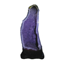 【古緣居】紫氣東來巴西天然紫晶洞 實木底座擺飾(53.3公斤)