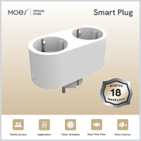 Moes Smart Plug Matter Wifi 2G /Stop Kontak/Tuya Smart Plug/Socket Plug Smart/Colokan smart home/Wif
