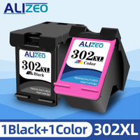 Alizeo Remanufactured  For HP 302XL ink cartridge For HP Deskjet 1110 2130 1112 3630 3632 3830 4650 4652 4528 4527 4523 Printer