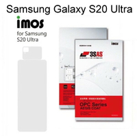 【iMos】3SAS系列保護貼 Samsung Galaxy S20 Ultra (6.9吋) 超潑水、防污、抗刮
