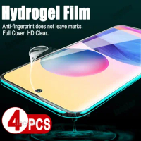 4pcs Full Cover Hydrogel Film For Xiaomi Redmi Note 10 S 5G 10S Pro Screen Protector For Note10Pro Note10 Note10S 10Pro 5 G 600D