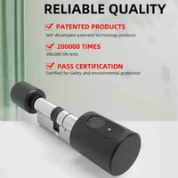 Smart Door Lock Body Cylinder Fingerprint Bluetooth Card