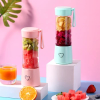 6 Blade Portable Juicer Cup USB Smoothie Blender Cup Wireless Mini Charging Multifunction Fruit Squeezer Food Mixer Ice Crusher