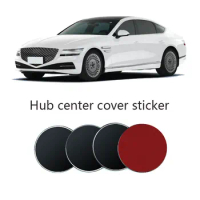 4pcs 56mm 65mm Car Hub Cap Sticker Hub Center Cover Protection Emblem Badge Logo For Genesis Hub Center Cover Car Accessories