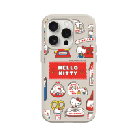 【RHINOSHIELD 犀牛盾】iPhone 13 mini/Pro/Max SolidSuit背蓋手機殼/Sticker-生活小物(Hello Kitty)