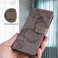 New Style Embossing Butterfly Wallet Case for Honor 50/50 lite 20 10 9 9X 9A 9C 8A 8S 8X 7A PU Leather Flip Cover for Honor X30