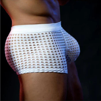 Recommend! New Arrival Mens Sexy Mesh Erotic Jockstrap Gay Boxer Underwear