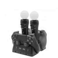 For PS4 PSVR VR ABS Move Charging Stand For PS MOVE Controllers