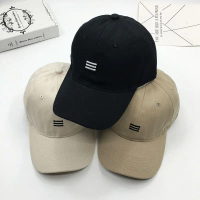 Topi Pria Wanita Baseball Distro Dewasa Garis 3 ala Korea keren 2024
