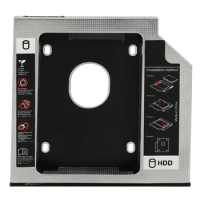 2Nd HDD SSD Hard Drive Caddy Tray Replacement For Lenovo Thinkpad T420 T430 T510 T520 T530 W510 W520 W530, Internal Laptop CD/DV