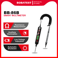 BOBATEST Tespen Sirkuit Digital Tes pen DC Multimeter Tipe Pena 300V AC/DC Automotive Circuit Tester