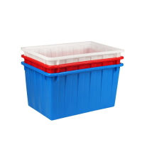 收納箱 加厚長方形養魚塑料水產養殖水箱服裝玩具收納周轉箱泡瓷磚儲水箱