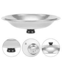 Wok Lid Pot Lid Visible Combined Wok Cover Combined Vegetable Cover 28CM 30CM 32CM 34CM 36CM 38CM Stainless Steel