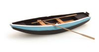 Mini 現貨 Artitec 387.09-BL HO規 Steel rowboat blue 划艇 藍