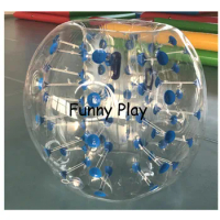 Body Zorbing air bumper sports toy game knocker zorb human hamster ball Sport PVC Air Bubble Children Play Game