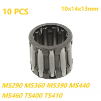 10pcs Piston Needle Cage Bearing 10x14x13mm K101413 STIHL 028 MS290 MS360 MS390 MS440 MS460 TS400 TS