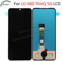 6.8'' Original For LG V60 ThinQ 5G LCD Display Touch Panel Screen Digitizer Assembly For LG V60 ThinQ 5G LM-V600 LCD Display