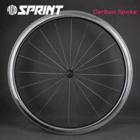 ACESPRINT Ultralight Carbon Spokes Wheelset Road Tubeless Reday Wheels 700C Carbon Fiber Rims 16-21 Hole TPI Ceramic Bearing Hub