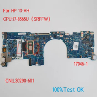 17946-1 For HP ProBook 13-AH Laptop Motherboard With CPU i7-8565U PN:L30290-601 100% Test OK