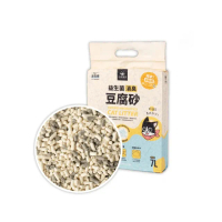 【汪喵星球】汪喵-益生菌消臭豆腐砂（米粒型）2.7kg（7L）(根除臭源低粉塵豆腐砂)