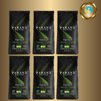 【PARANA 義大利金牌咖啡】認證公平交易咖啡豆 1公斤X6袋/箱(2024新鮮進口、組合價、獨特花果香)
