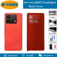 Original New Back Cover For vivo iQOO Neo8 Back Battery Cover Rear Door Panel Housing For vivo iQOO Neo8 Pro Replacement Parts