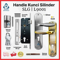 Konci pintu Besar SLG L9001 komplit / Handle Pintu gagang tarikan Soligen 1 Set / Kunci Pintu Pegang