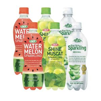 其他品牌 - OKF韓國進口陽光玫瑰葡萄味氣泡水西瓜味500ml碳酸飲品