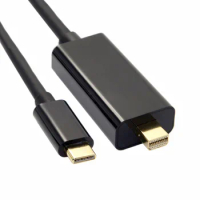 1.8m USB 3.1 Type-C USB-C to Mini DisplayPort DP male 4k Monitor Cable usb Type c Mini Display Port adapter