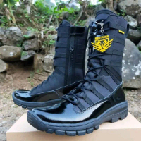 SEPATU PDL MTWU KILAP MERK BROTHER KULIT SAPI ASLI SEPATU PDL TNI POLRI SECURITY Canvas